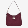 Mac Douglas - Sac porté épaule suédine Guyenne STOCKHOLM lie de vin